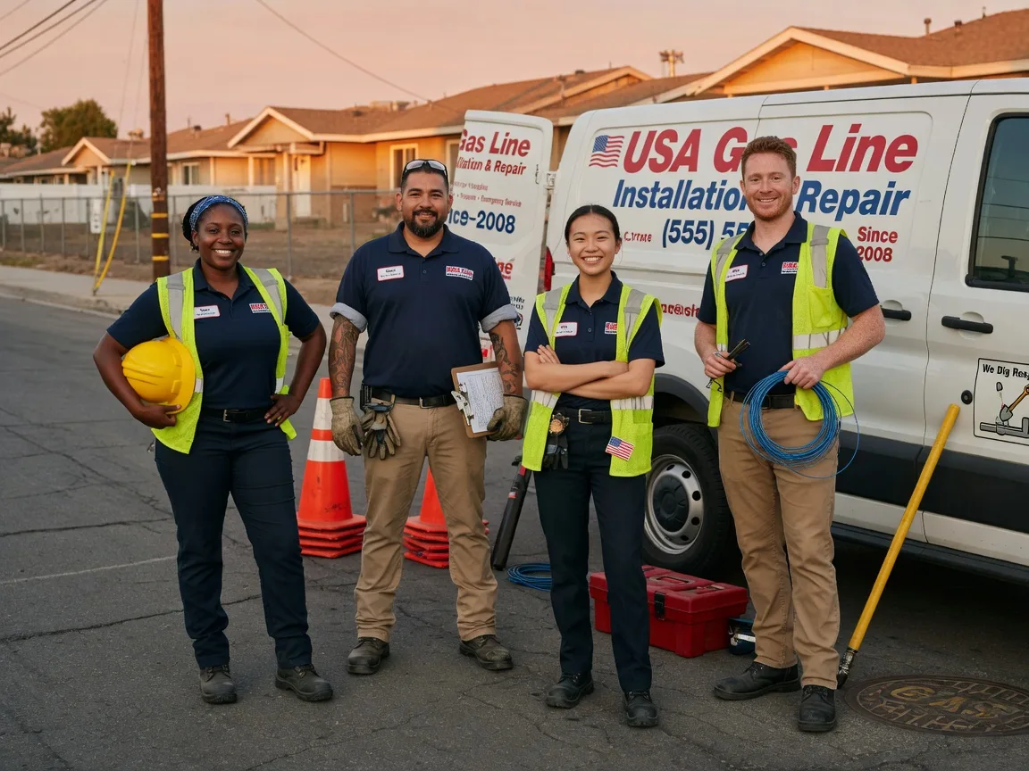 Gas Line Installation company in Mercer, ND